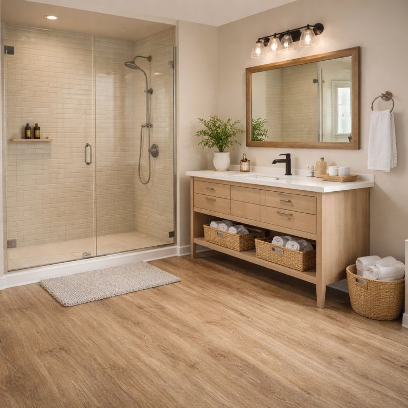 Luxury Vinyl Tile Installation For Kitchens And Bathrooms